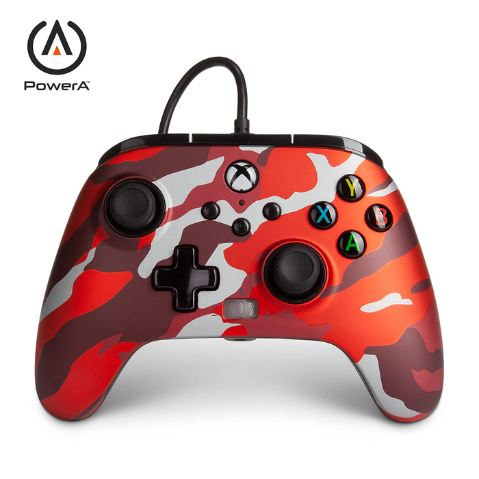 PowerA Wired Enhanced Controller for Xbox - Red Camo