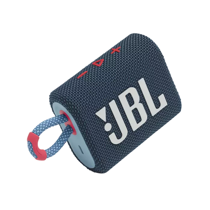 JBL GO 3 Portable Bluetooth Speaker - Blue Pink
