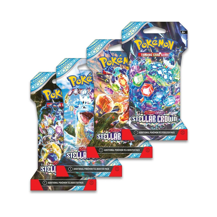 Pokemon TCG Scarlet & Violet 7 Stellar Crown Sleeved Boosters