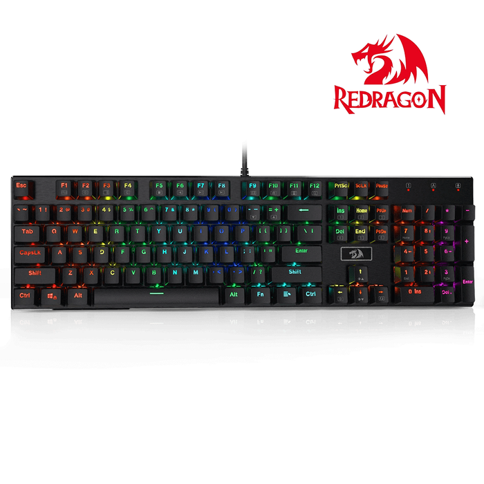 Redragon K556 RGB Devarajas Mechanical Gaming Keyboard - [Brown Switch]