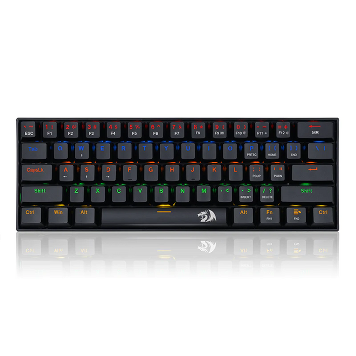 Redragon Wired K606R LAKSHMI Mechanical Keyboard - Black [Red Switch]
