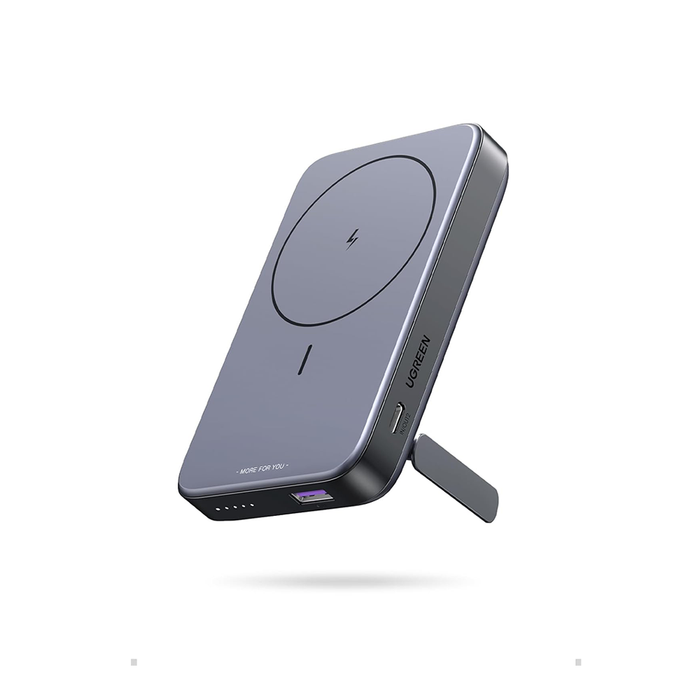 Ugreen 10000mAH Magnetic Wireless Power Bank - Space Gray [PB206/15806]