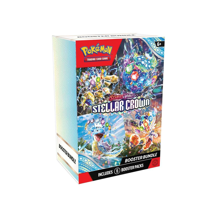 Pokemon TCG Scarlet & Violet 7 Stellar Crown Booster Bundle (6 packs)