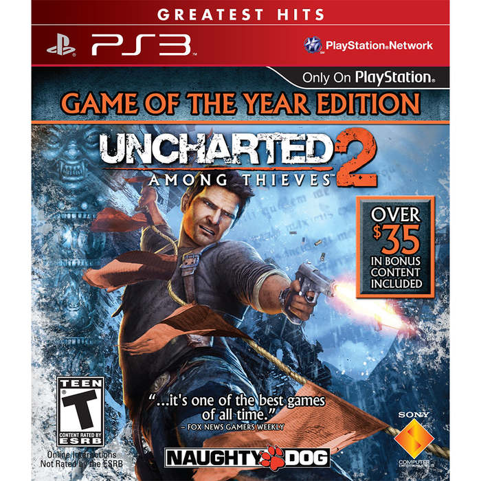 PS3 Uncharted 2 Among Thieves Game of The Year Edition (R1)
