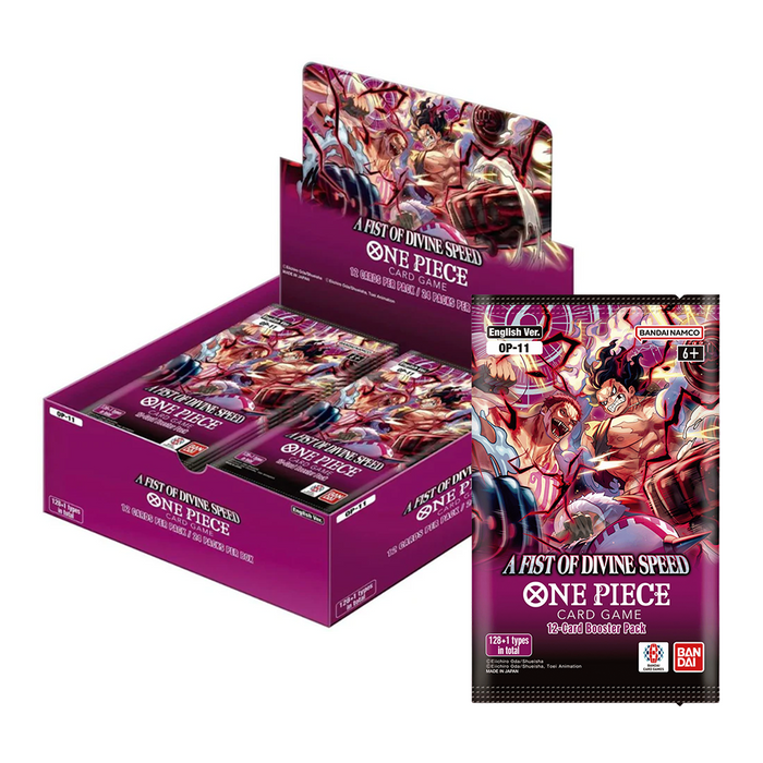 One Piece TCG ENG Booster Box - A Fist of Divine Speed - [OP-11] (24 Packs)