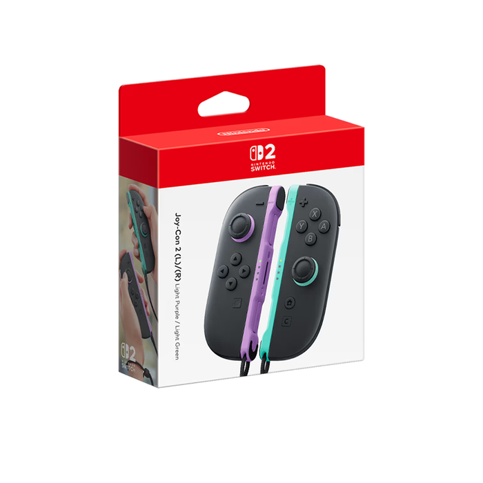 Nintendo Joy-Con (L/R) for Nintendo Switch 2 - Light Purple / Light Green (SEA) [BEE-A-JABAB]