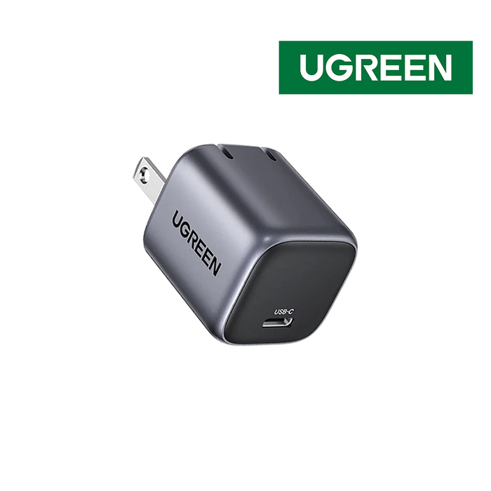 UGreen Nexode Mini 30W USB-C GaN Fast Charger + Cable - Space Gray [CD319/25256]