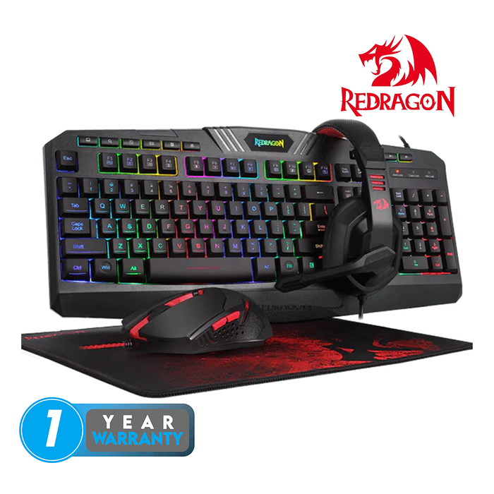 Redragon S101-BA-2 4in1 Gaming Keyboard & Mouse Combo