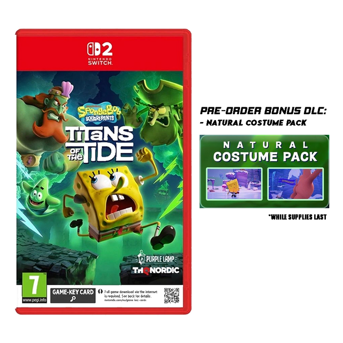 Nintendo Switch 2 Spongebob SquarePants : Titans of the Tide - Game-Key-Card (EU)