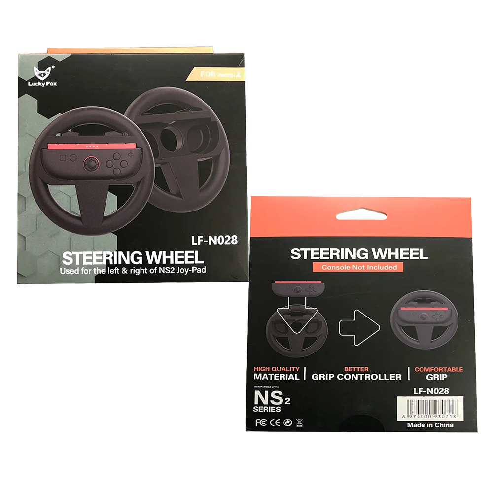 Lucky Fox Steering Wheel for Nintendo Switch 2 [N028] — GAMELINE