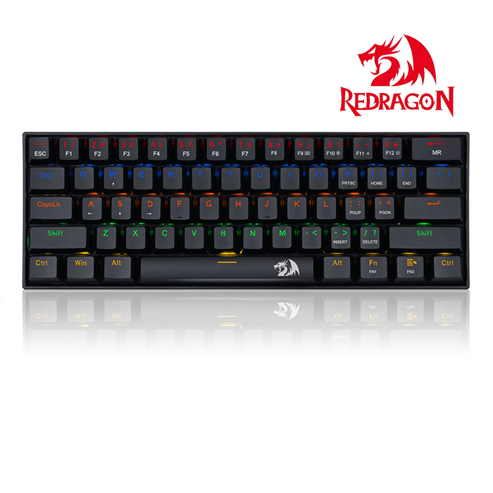 Redragon Wired K606R LAKSHMI Mechanical Keyboard - Black [Blue Switch]