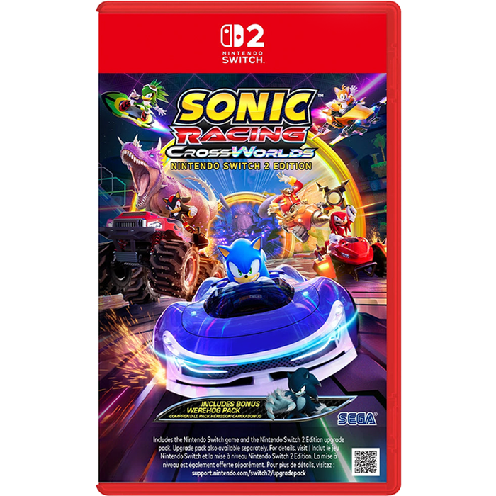 [PRE-ORDER] Nintendo Switch 2 Sonic Racing CrossWorlds - Game Key Card (US) [Release Date: March 26, 2026]