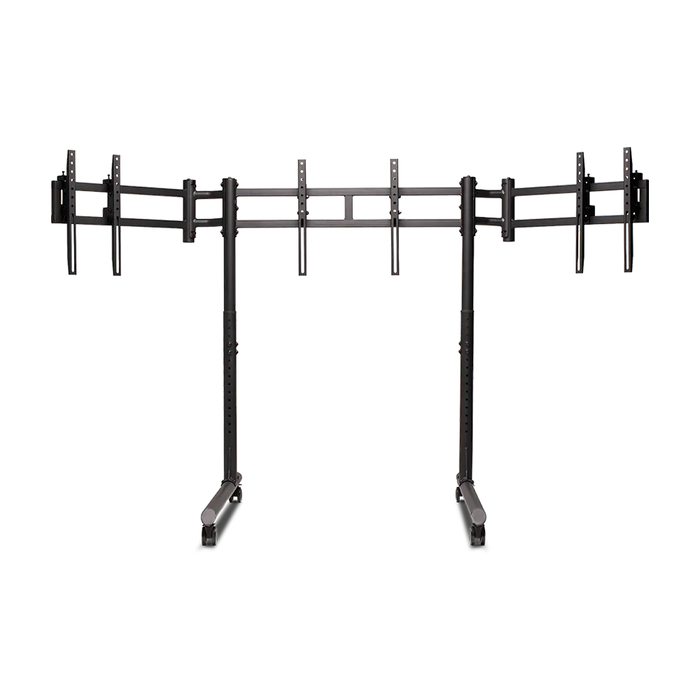 Next Level Racing Round Tube Free Standing Triple Monitor Stand [R011]