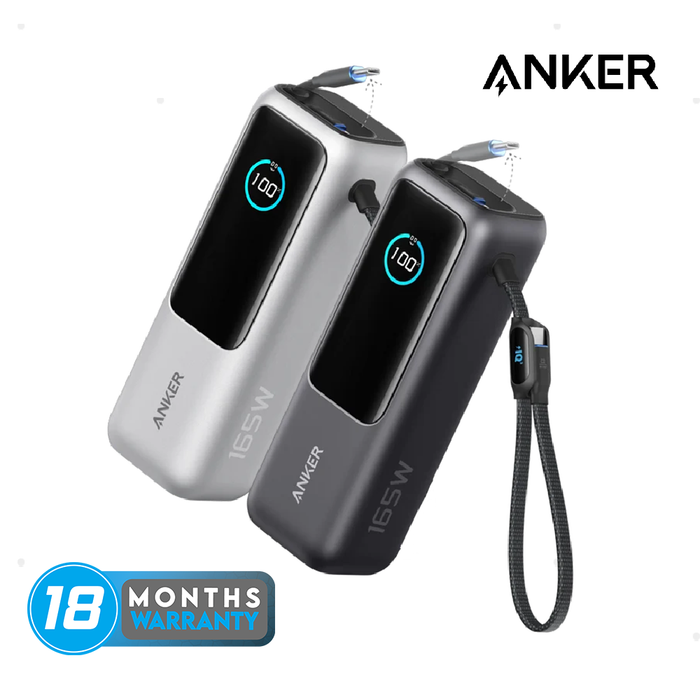 Anker 25000mAh 165W | Laptop Power Bank with Retractable Cables