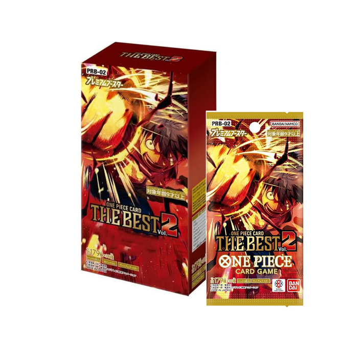 One Piece TCG JPN Premium Booster The Best 2 Booster Box [PRB-02] (10 Packs)