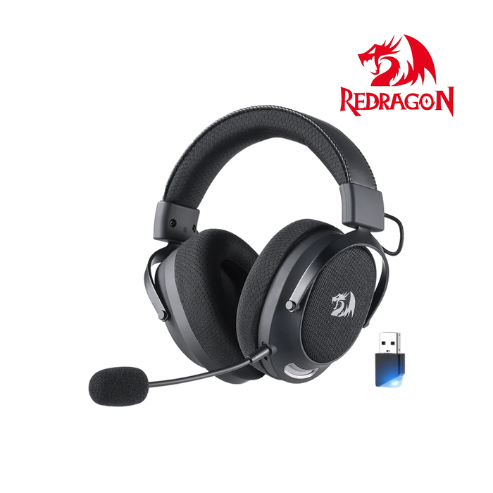 Redragon HEADSET WIRELESS (H858) ARROW PRO CARBON BLACK
