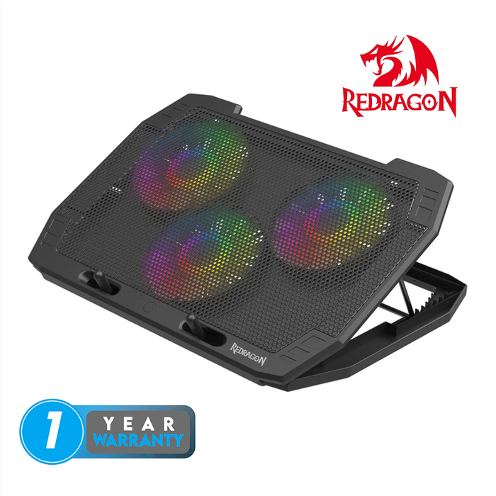 Redragon GCP511 Laptop Cooler - Ingrid Black