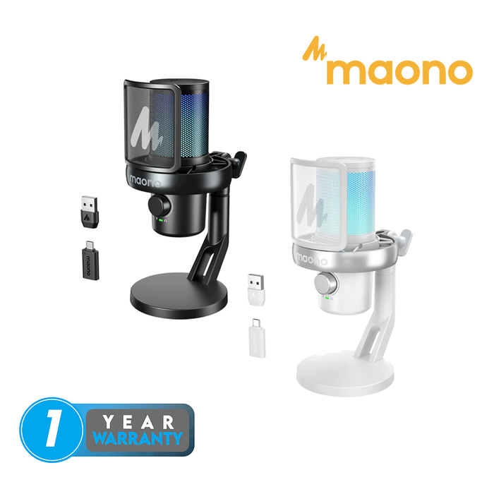 Maono DM40 Pro WL RGB Condenser Gaming Desktop Mic