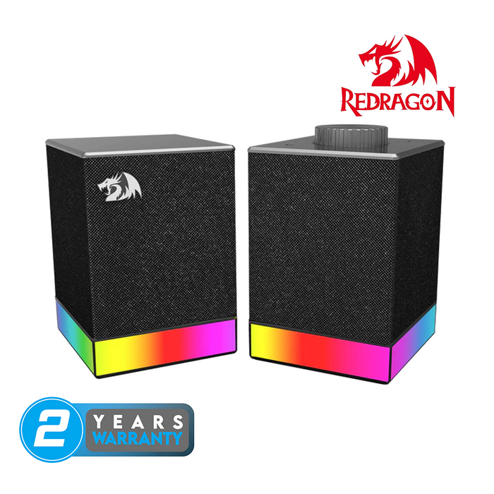 Redragon GS517 RGB Glyph 2.0 BT Stereo Speaker - Black