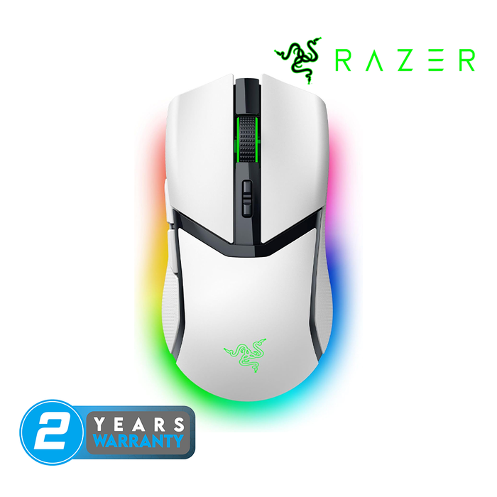 Razer Wireless Cobra PRO Customizable Gaming Mouse - White  [01-04660200-R3A1]