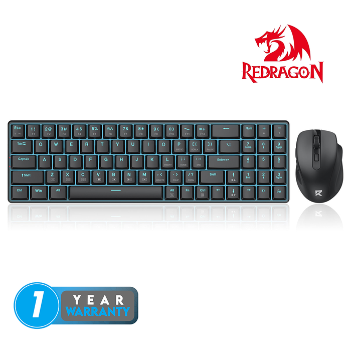 Redragon BS-8773-Office Combo 2 in 1 - Black