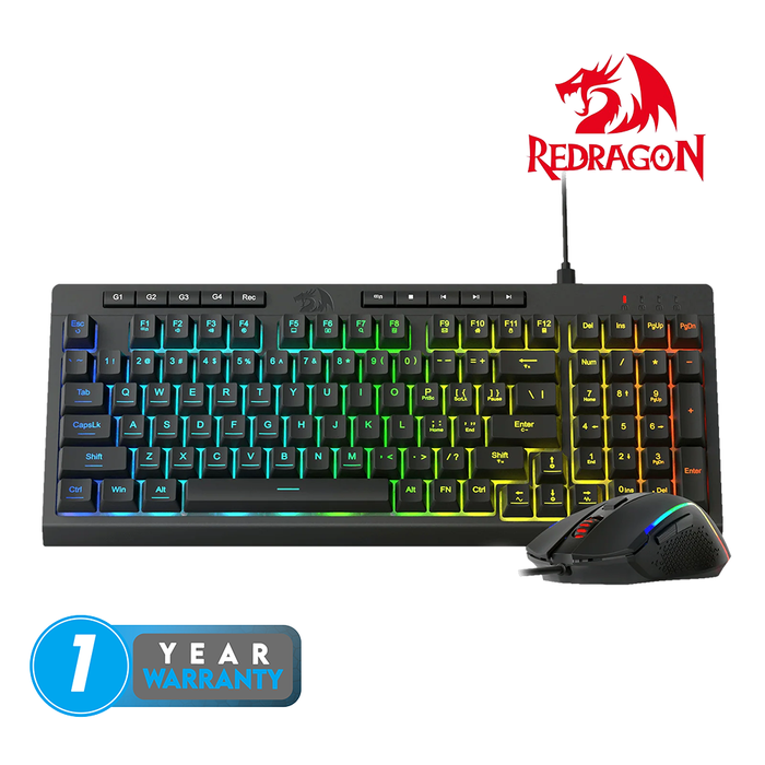 Redragon RYLO S141 Membrane Gaming Keyboard & Mouse Combo