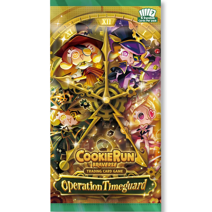 cookie run braverse booster box CookieRun Braverse TCG ENG Operation Timeguard Booster Box (30Packs) — GAMELINE