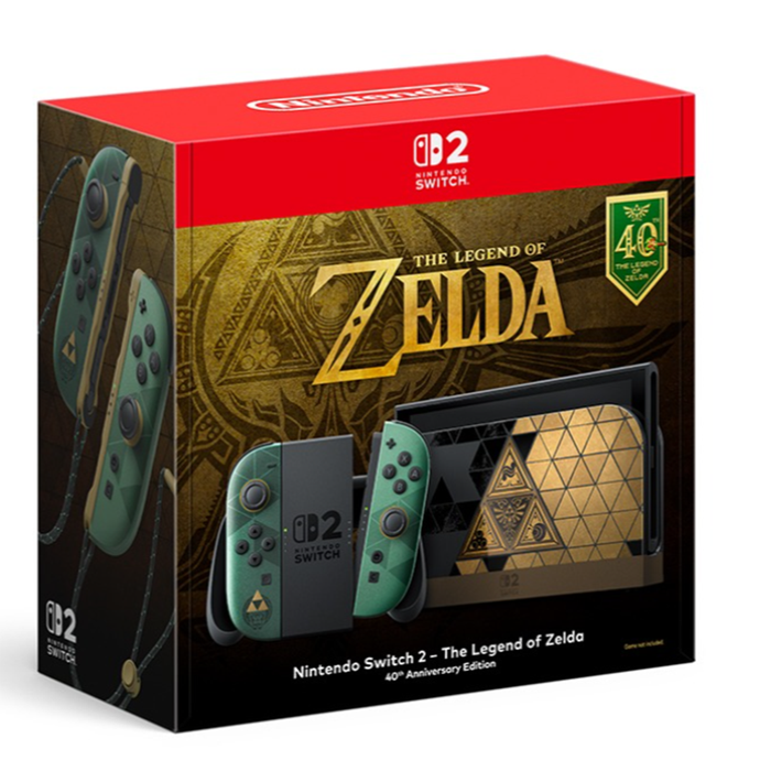 [PRE-ORDER] Nintendo Switch 2 The Legend of Zelda 40th Anniversary Edition Console [Release Date: October 29, 2026]