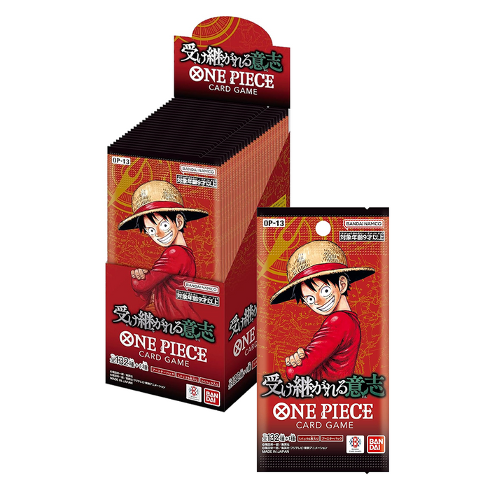 One Piece TCG JPN Booster Box - Carrying On His Will - [OP-13] (24 Packs)