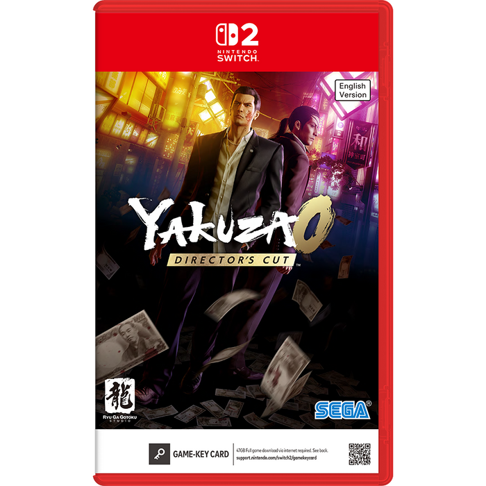 [PRE-ORDER] Nintendo Switch 2 Yakuza 0 - Director's Cut - Game-Key Card (US) [Release Date: June 5, 2025]