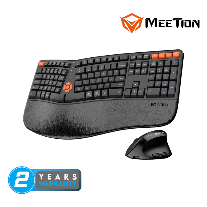 Meetion Director C2 Wireless Keyboard + Mouse - Black