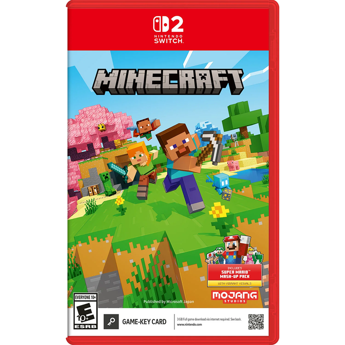 [PRE-ORDER] Nintendo Switch 2 Minecraft - Game-Key-Card (ASI) [Release Date:  October 28, 2026]