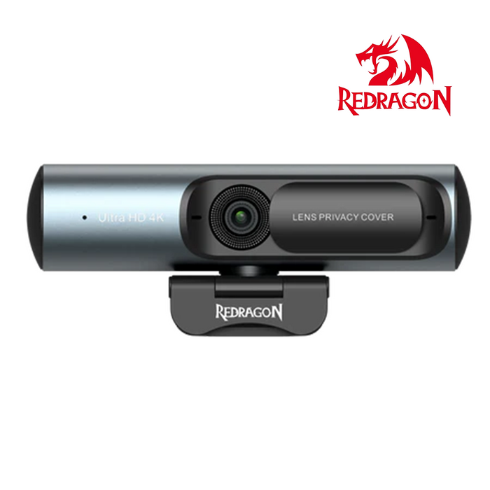 Redragon GW911 Cyberlens Live Stream UHD 4K Webcam - Black