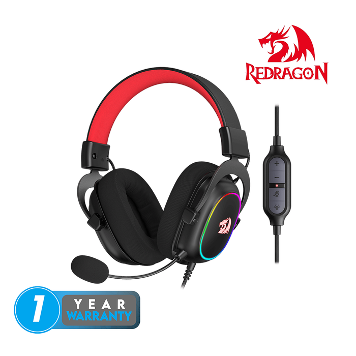 Redragon Wired H510-RGB V3 ZEUS X Gaming Headset - Black