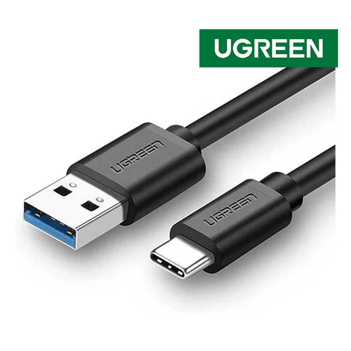 UGreen USB 3.0 A Male to Type C Male Cable Nickel Plating 2M  - Black [US184/20884]