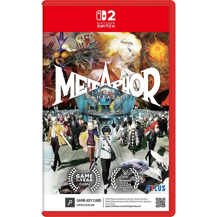 [PRE-ORDER] Nintendo Switch 2 Metaphor: ReFantazio - Game-Key Card [Release Date: November 12, 2026]
