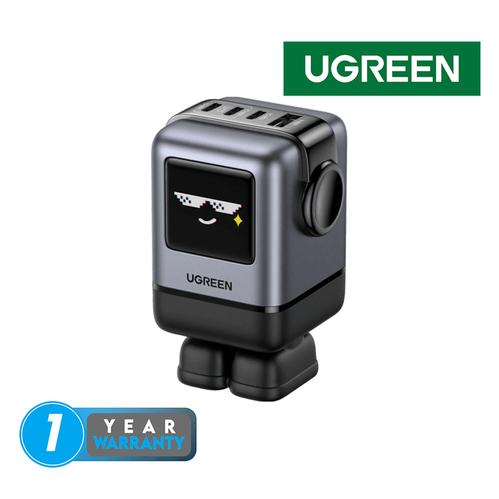 UGreen Uno RG 4-Port Robot GaN Fast Charger [X688/455148B]