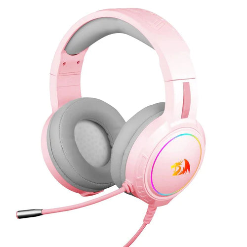 Redragon Wired 270P RGB MENTO Gaming Headset - Pink