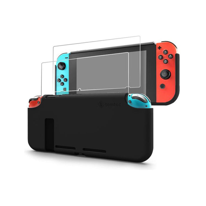 Tomtoc Liquid Silicon Case for Nintendo Switch - Black