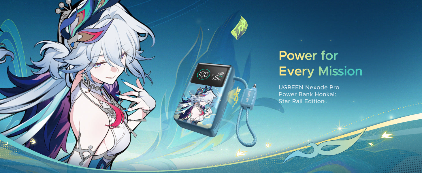 UGreen 10000mAh 55W Fast Charging Power Bank (Star Rail co-branded) (3C Version) [PB727/75701SR]