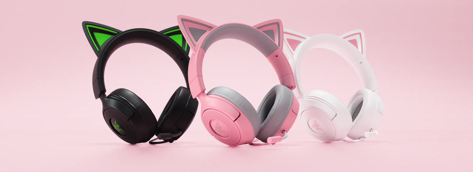 Razer Kraken Kitty V3 X Wired Kitty Gaming Headset
