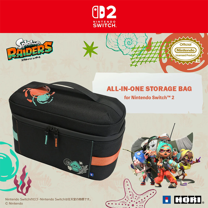 Hori Compact Carry All for Nintendo Switch 2 -Splatoon Raiders [NSX-243A]