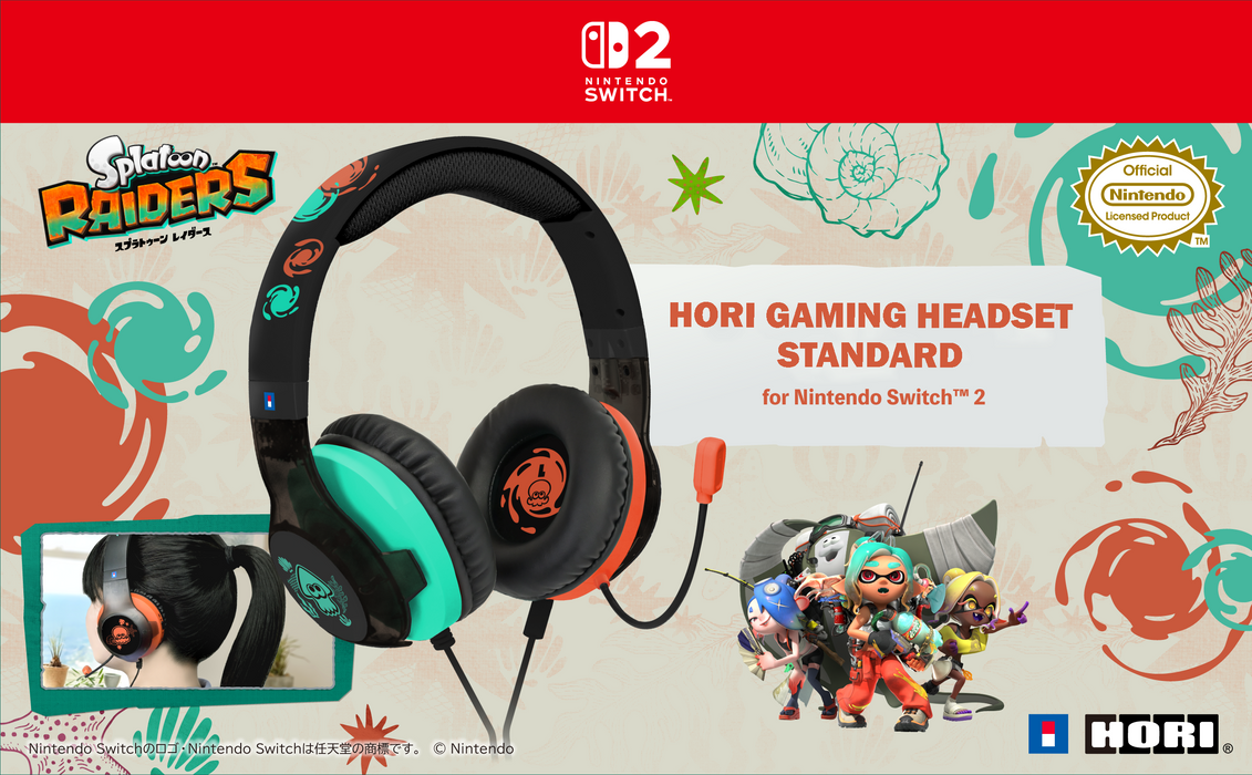 Hori Gaming Headset Standard for Nintendo Switch 2 - Splatoon Raiders [NSX-240A]