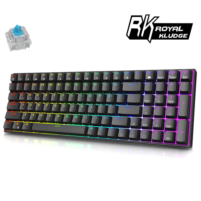 Royal Kludge RK RK100 RGB Mechanical Keyboard Hot Swappable