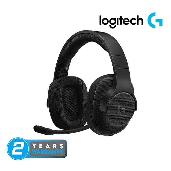 Logitech G433 7.1 Wired Surround Sound Gaming Headset - Black