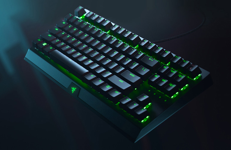 Razer BlackWidow V3 Tenkeyless Mechanical Keyboard - Black [Yellow Switch]