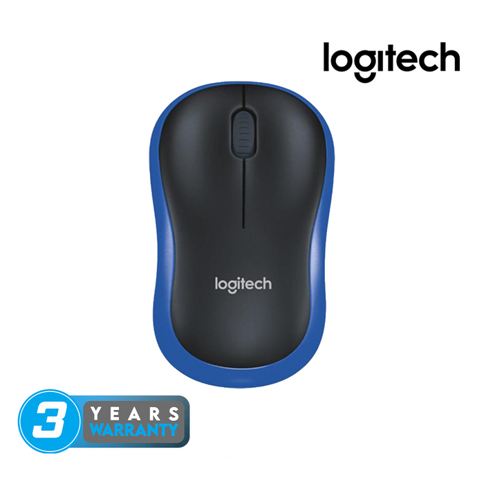 Logitech M185 Wireless Mouse - Blue