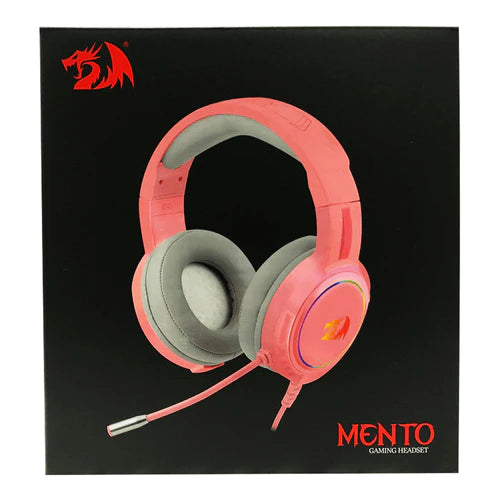 Redragon Wired 270P RGB MENTO Gaming Headset - Pink
