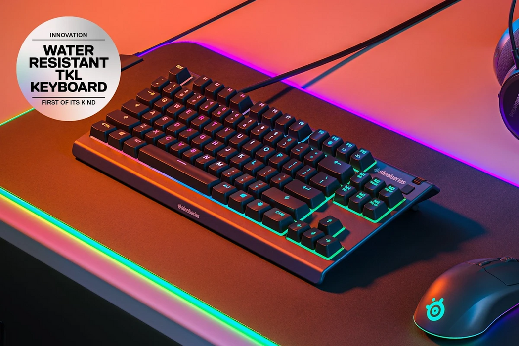 Steelseries Wired Apex 3 TKL Water Resistant Gaming Keyboard [64831]