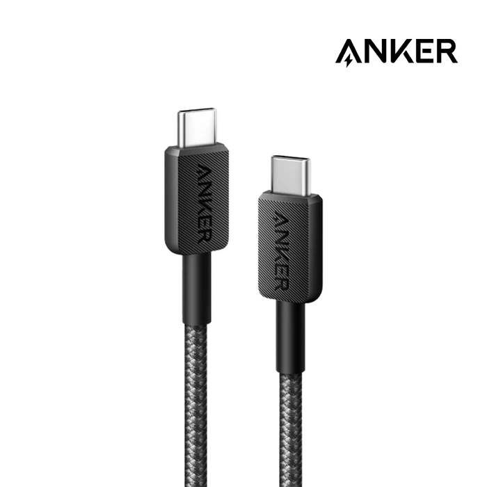 Anker 322 USB C to USB C Cable 3FT Braided - Black [A81F5H11]